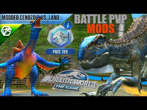 ALL HERBIVORES PVP MODS CARNIVORES | JURASSIC WORLD THE GAME