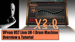 Video thumbnail for VProm Linn LM-1 VST drum machine overview & tutorial by Tec Raven
