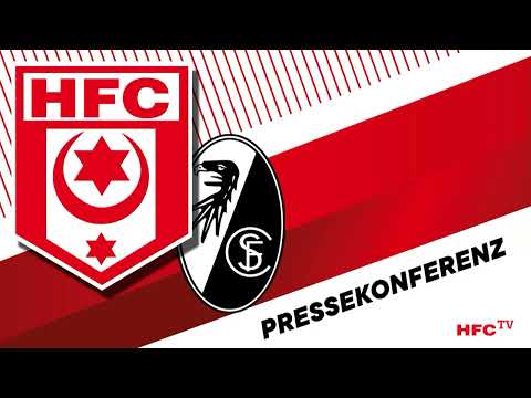 30. Spieltag 2021/22: Hallescher FC - SC Freiburg II | Pressekonferenz vor dem Spiel