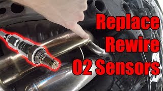 How to fix P0138 and P0158 Replace/Rewire Downstream O2 sensors G35/350Z