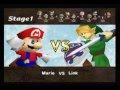 Super Smash Bros Classic Mode 1P Game Mario