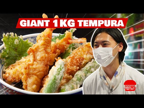 I Ate Japan’s INSANE 1KG TEMPURA Bowl