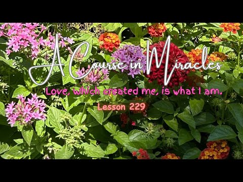 ACIM💫Lesson 229 #acourseinmiracles #acim #sharethekeys