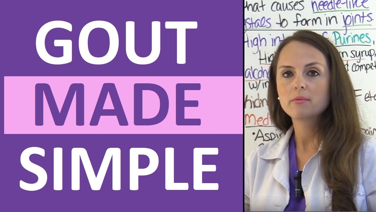 Gout Attack Symptoms, Treatment, Diet, Pharmacology Nursing Lecture for NCLEX Explained