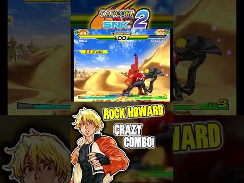 [Capcom vs SNK 2] Rock Howard Combo!