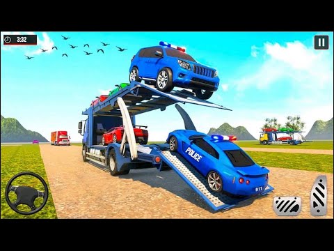 Offroad Multi Vehicles Police Car Transport Simulator 2021 - Android Gameplay