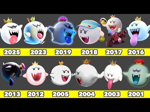 Evolution of King Boo Game Graphics In Nintendo Games (2001-2025)