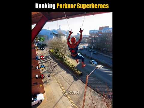 Ranking Parkuor Superheroes