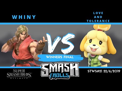 STWS #21 - WINNERS FINAL - Whiny (Ken) Vs. LoveAndTolerance (Isabelle) - SSBU Tournament