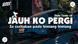 Download lagu DJ JAUH KO PERGI - ANGGI VALENTIA FULL SONG SLOW BASS STYLE TANTE V2 | KHARIS SOPAN mp3