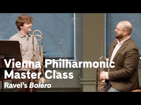 Vienna Philharmonic Trombone Master Class with Enzo Turriziani: Ravel’s Boléro
