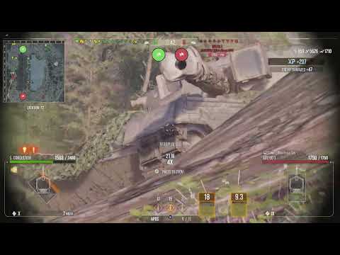 World of Tanks Console Super Conqueror 7,7k direct damage 5 Kills