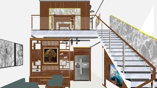 Nhà gác lửng 5x13m ll od10 (link file tk ở phần bình luận)