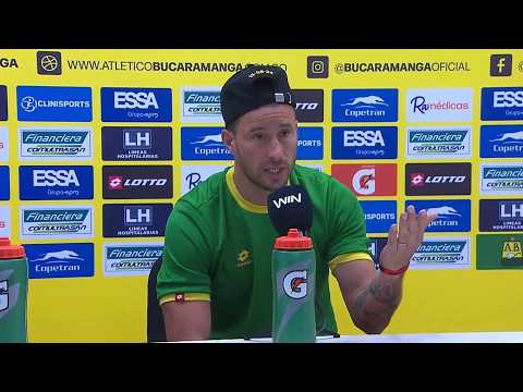 Rueda de prensa de Leonel Álvarez y Luciano Pons tras la derrota de Bucaramanga ante Santa Fe