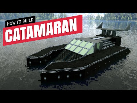 Ark: How To Build A Catamaran (Motorboat)