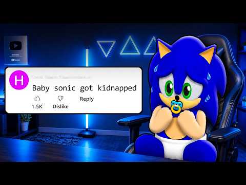 BABY SONIC GOT KIDNAPPED IN ROBLOX !!