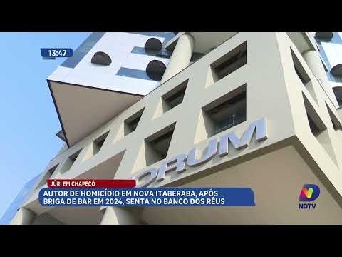 Júri em Chapecó julga homicídio ocorrido após briga de bar em 2024