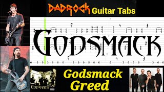 Greed - Godsmack - Guitar + Bass TABS Lesson