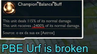 PBE URF Is like a Different Game Mode League of Le
