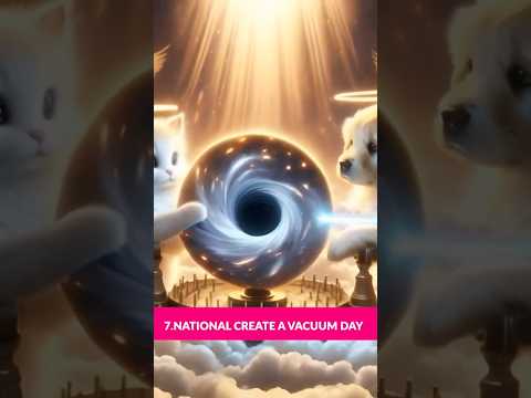 NATIONAL CREATE A VACUUM DAY explained