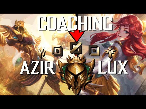 League of Legends - Coaching Mid Gold Azir | Low Elo Gameplay  and Vod Review | Class of Kai