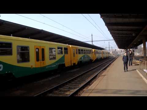 Příjezd vlaku Os 9061 - Praha-Vršovice (FullHD)