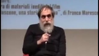 Franco Maresco esprime parole di incondizionata ammirazione per un mito: Walter Veltroni