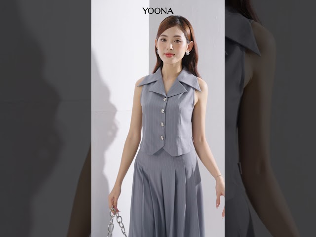 NH14S160- Bộ twill silk kẻ