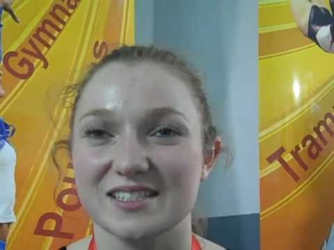Rosannagh MacLennan wins bronze - 2010 world trampoline championships - Metz, France