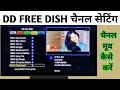 DD FREE DISH CHANNEL LIST KO BANAYE FAVOURITE LIST ME EDIT CHANNEL LIST