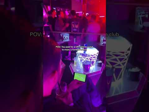 POV: You paid an VIP table in DupleX to watch football match #duplexprague #prague
