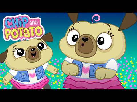 Stomp and Stamp's Slide // Mostrar e Contar Chip | Chip e Potato - WildBrain | Filmes Infantis