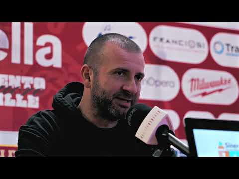 FERRARONI TOWARDS JUVI CREMONA-SELLA CENTO | COACH DI PAOLANTONIO'S PRE-MATCH PRESS CONFERENCE