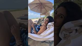 Download lagu 🏖️ #mallikasherawat ENJOYS the sea breeze #beachvibes #shorts mp3