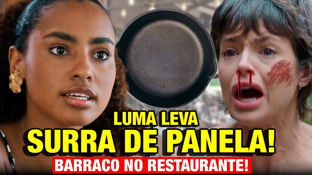 MANIA DE VOCÊ - BARRACO NO RESTAURANTE! Luma LEVA SURRA DE PANELAS E FICA MUITO MACHUCADA!