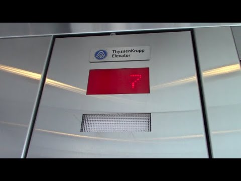 ThyssenKrupp Traction Glass Elevator @ Citrix Parking Garage in Raleigh, NC