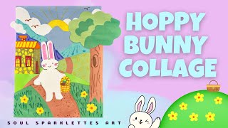 BEST Springtime Art Project | Step-by-Step Bunny Collage Tutorial for Kids!
