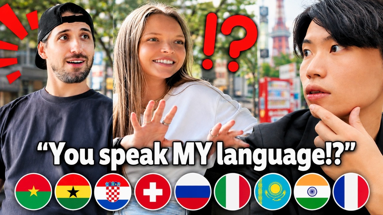 Foreigners in Tokyo Couldn’t Believe I Spoke Their Language!