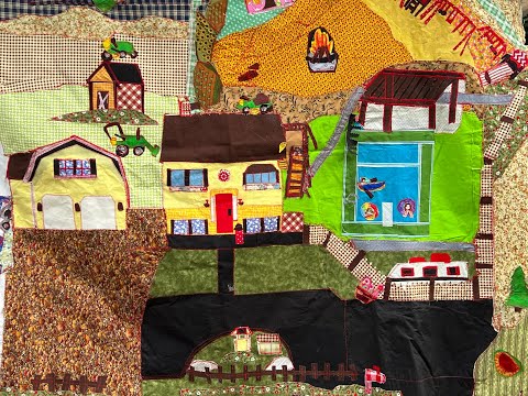 Storytelling Quilts, Story Book Quilts, Story Quilts, There's No Place Like Home Quilt ,Tell A Story