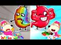NEW Healthy Food Choices For Kids Lucy S Rainbow Stomach Wolfoo Channel