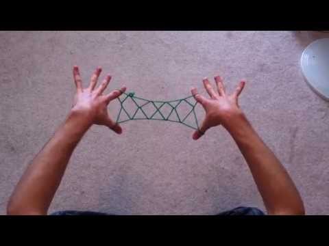 String Games with David - 4 Diamond Bridge (Jacob's Ladder) and Cat Whiskers