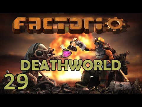 Factorio 1.0 DeathWorld: EXPANDING THE BASE! Let's Play Gameplay Ep 29