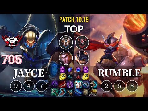 JDG 705 Jayce vs Rumble Top - KR Patch 10.19