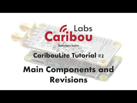 CaribouLite Tutorial - 2. Main Components and Revisions