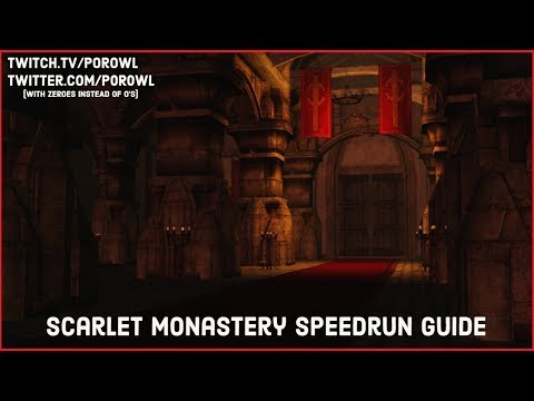 WoW Gold Farm | Scarlet Monastery Transmog Speed Run Guide with Super Rare Drop!