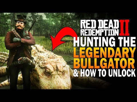 Unlocking And Hunting The Legendary Alligator - Bullgator! Red Dead Redemption 2 Legendary Animals