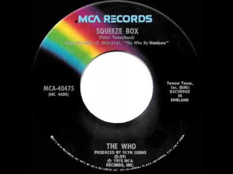 1976 HITS ARCHIVE: Squeeze Box - The Who (stereo 45)