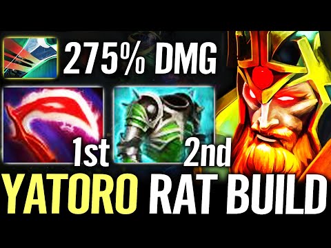 🔥 YATORO GOD Wraith King -11 Armor RAT BUILD — 270% Crit Dmg MAX Physic Carry Dota 2 Pro