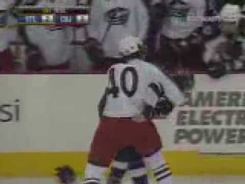 B J Crombeen vs Jared Boll Feb 3 2009
