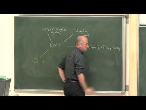 Prof. Jon Keating | Lecture 1: A Primer in Random Matrix Theory